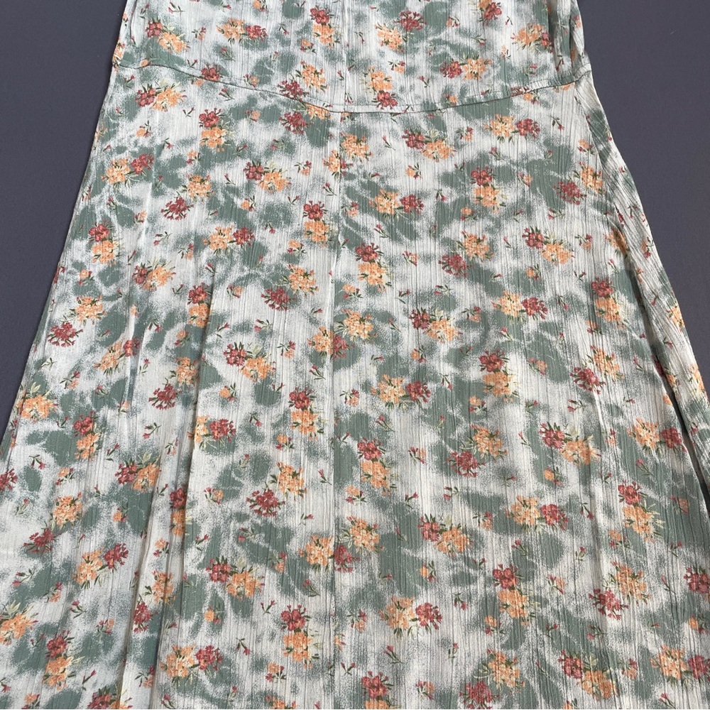 Rabbit Rabbit Rabbit Floral Maxi Dress - Green and Orange - Picture 11 of 11